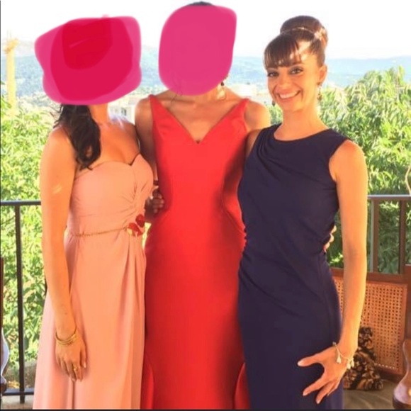 BCBG shoulder draped dress - Picture 4 of 5